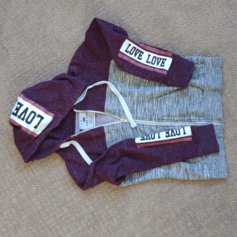 Reflex zipper hoodie